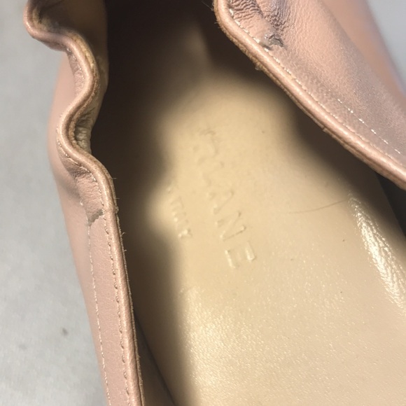 Everlane The Day Heel  Women's Pale Pink Nude Leather Block Heel Slip On Shoes - Picture 8 of 8